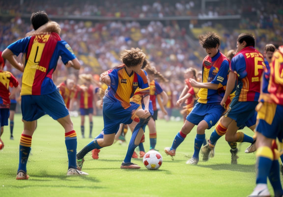 巴萨少年队VS日本少年队：国际青少年足球友谊赛精彩纪实(图1)